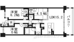 ライオンズ伏見桃山指月城３１４号間取り図面