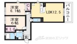 リート６２３Ｗ（ウエスト）間取り図面