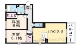 リート６２３Ｅ（イースト）間取り図面