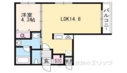 カーサ・フェリーチェ北山間取り図面