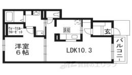 ベレッツァ三室戸間取り図面