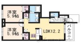 アッソラート１間取り図面