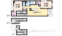 アースフィールド　ハチマン間取り図面