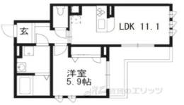 シャーメゾン花屋町間取り図面