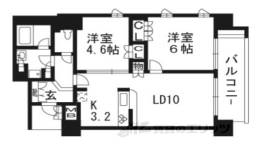 プラネスーペリア京都四条河原町間取り図面