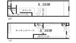 下鴨北園町11貸店舗間取り図面