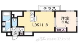 ヘーベルメゾン　ハナ。間取り図面