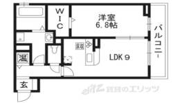 アダージョ富田間取り図面