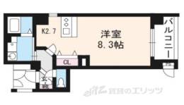 プレサンス京都五条大橋レジェンド間取り図面