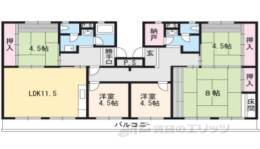 保津川団地４号棟間取り図面