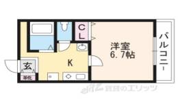 アンソレイエ・シャンブル間取り図面