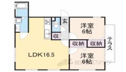 メゾンクニエダ４間取り図面