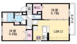 Ｃａｎａｌ寿Ｂ棟間取り図面