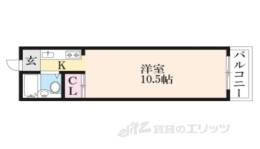 シャルマン松原通間取り図面