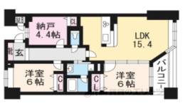 サーパス一条604間取り図面
