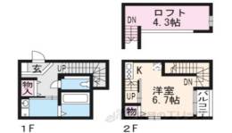ハーモニーテラス西出町間取り図面