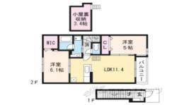 メディカル馬淵西１間取り図面