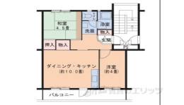 久御山団地45号棟間取り図面