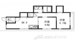 椿ハイツ間取り図面