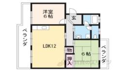 栗東ハイツＡ棟間取り図面