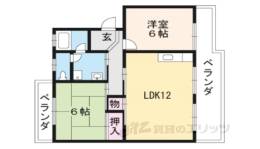 栗東ハイツＡ棟間取り図面