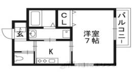 ＷＥＳＴ高柳マンション間取り図面