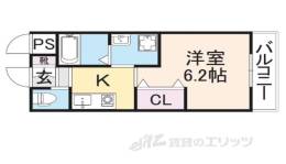 ＷＥＳＴ高柳マンション間取り図面