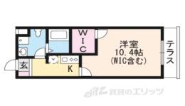モダンアパートメント枚方岡山手間取り図面