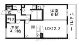 ビューハイツC間取り図面