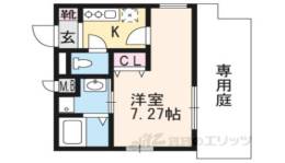 アクエルド京大北間取り図面