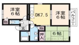 リンデンハイム１間取り図面