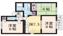 リンデンハイム１間取り図面