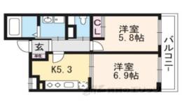 プレシャス御所南間取り図面
