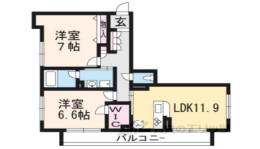 シャーメゾン　シェーナ間取り図面