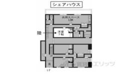 洛北庵間取り図面