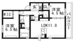 クレールくずは間取り図面
