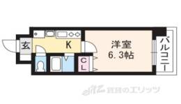 プレサンス京都四条堀川間取り図面