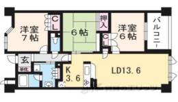 ローレルコート京都北野間取り図面