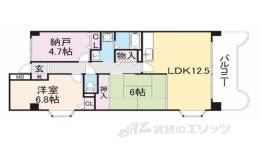 ミーテ・パラッツォ枚方公園間取り図面
