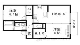 Ｇｒｅｅｎ　Ｖａｌｌｅｙ香里ヶ丘　Ａ棟間取り図面
