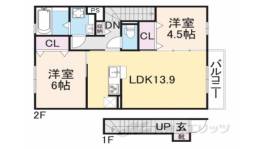 Ｄ－ｒｏｏｍ東町間取り図面