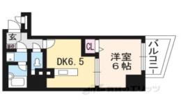 エスリード京都河原町405間取り図面