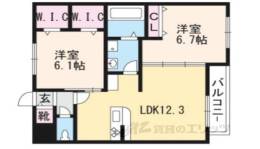 Ｔｉａｒｅ西山天王山間取り図面