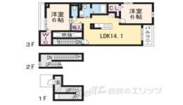 フォレストひばりおか間取り図面