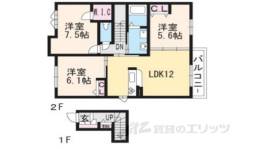 シャーメゾン和間取り図面