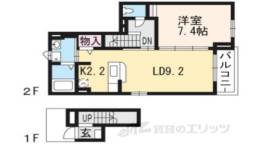 アマルフィ伏見桃山間取り図面