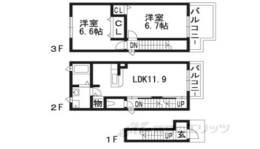 サンシャイン茨木１間取り図面