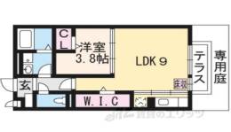 レセンテ出町Ｂ棟間取り図面
