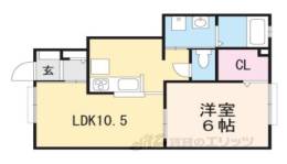 クレアモントハイツＡ棟間取り図面