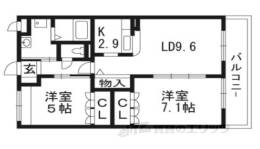 レーベンＡＺＵＫＩ間取り図面